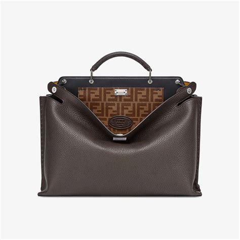 fendi peekaboo essential bag review|fendi men's peekaboo bag.